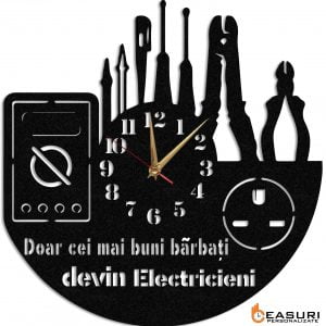 ceas personalizat pentru electrician 01 doar cei mai buni barbati devin electricieni