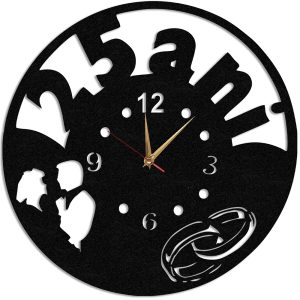 Ceas Personalizat Aniversare 25 Ani Casatorie