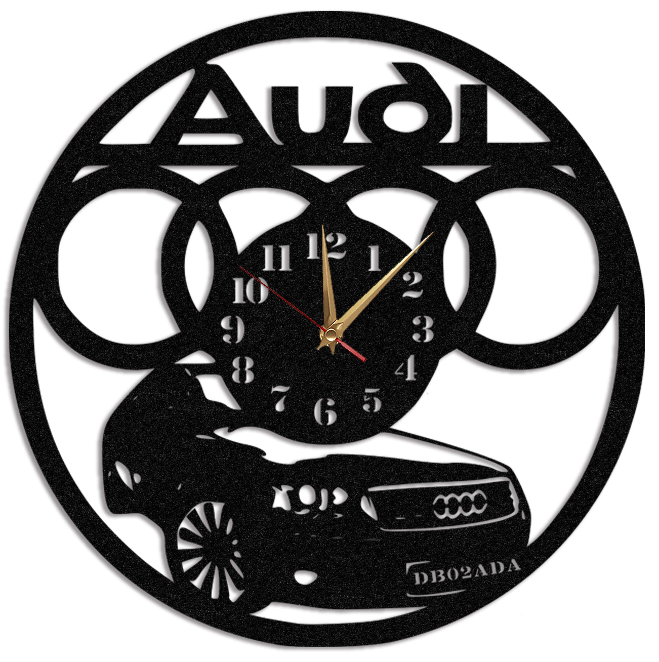 Ceas Personalizat Audi - Diametru 35 cm