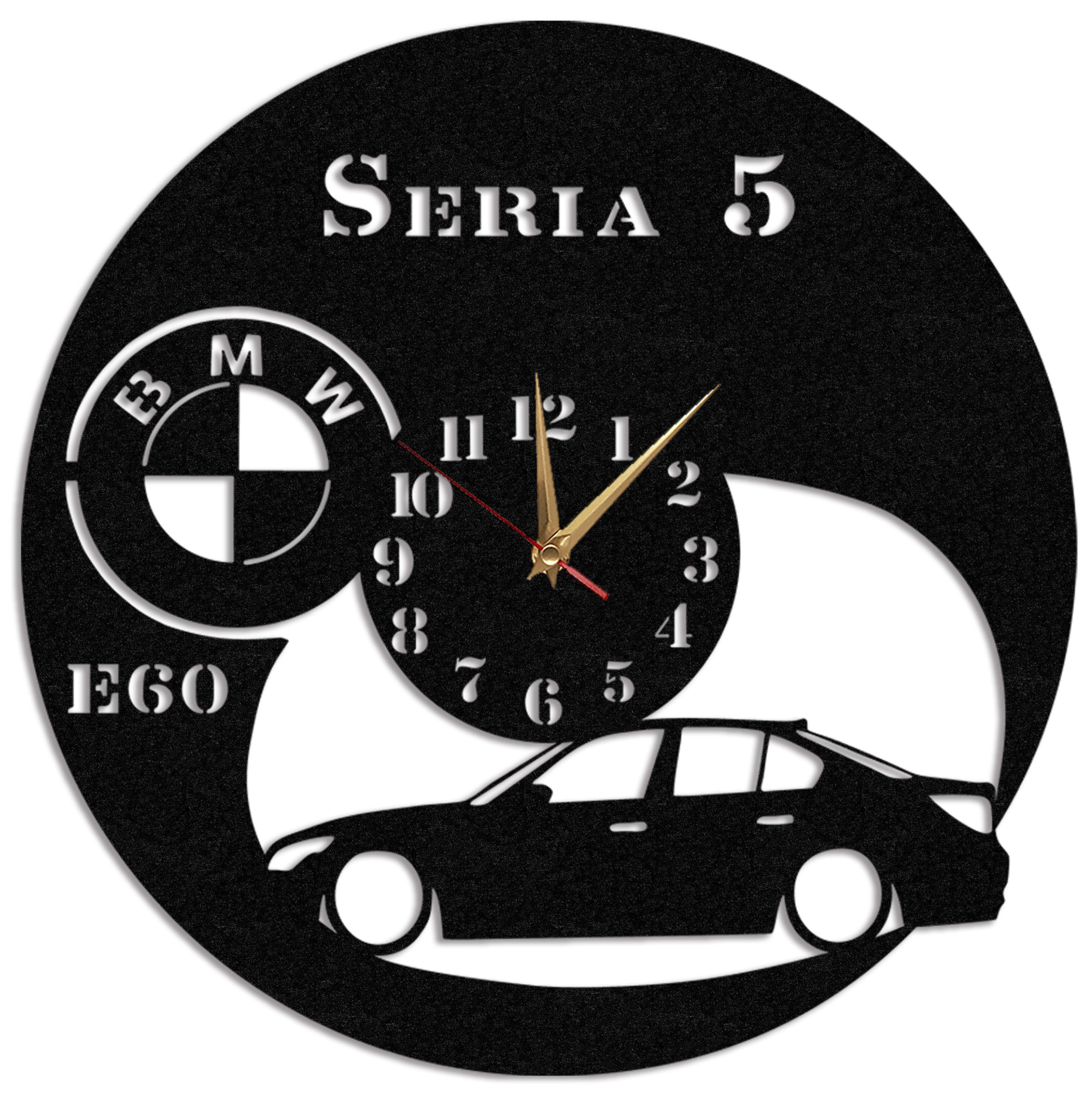 Ceas Personalizat BMW Seria 5 E60 - Diametru 35 cm