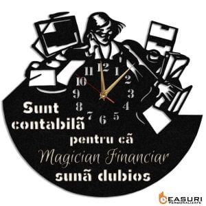 Ceas Personalizat Contabila Magician Financiar