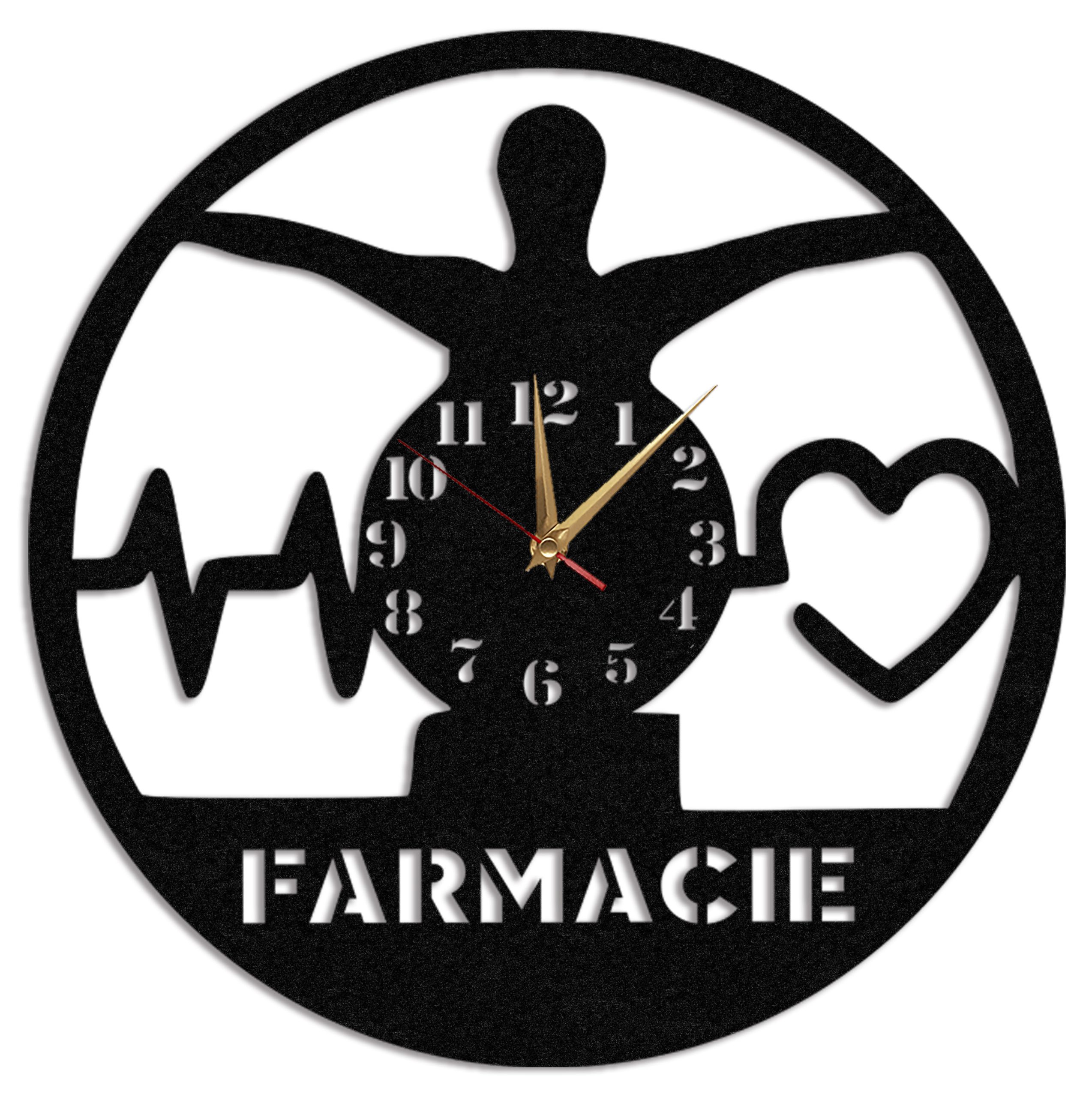 Ceas Personalizat Farmacie 01 - Diametru 45 cm