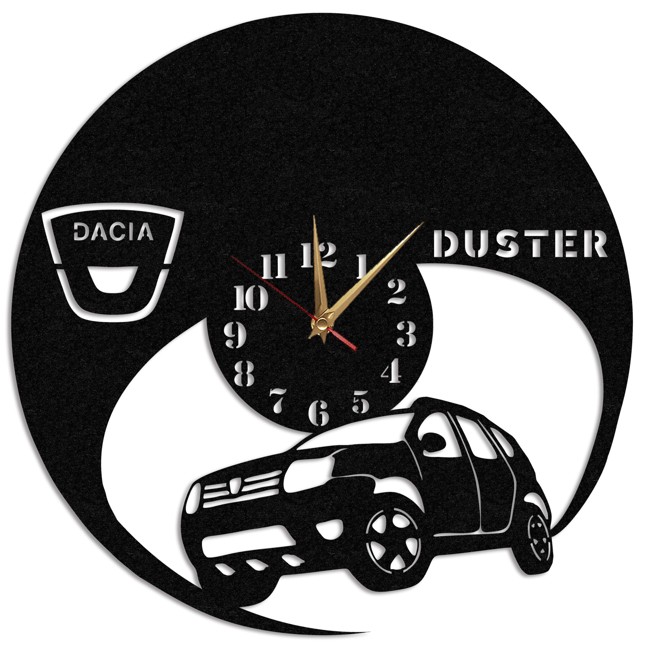 Ceas Personalizat Dacia Duster - Diametru 35 cm