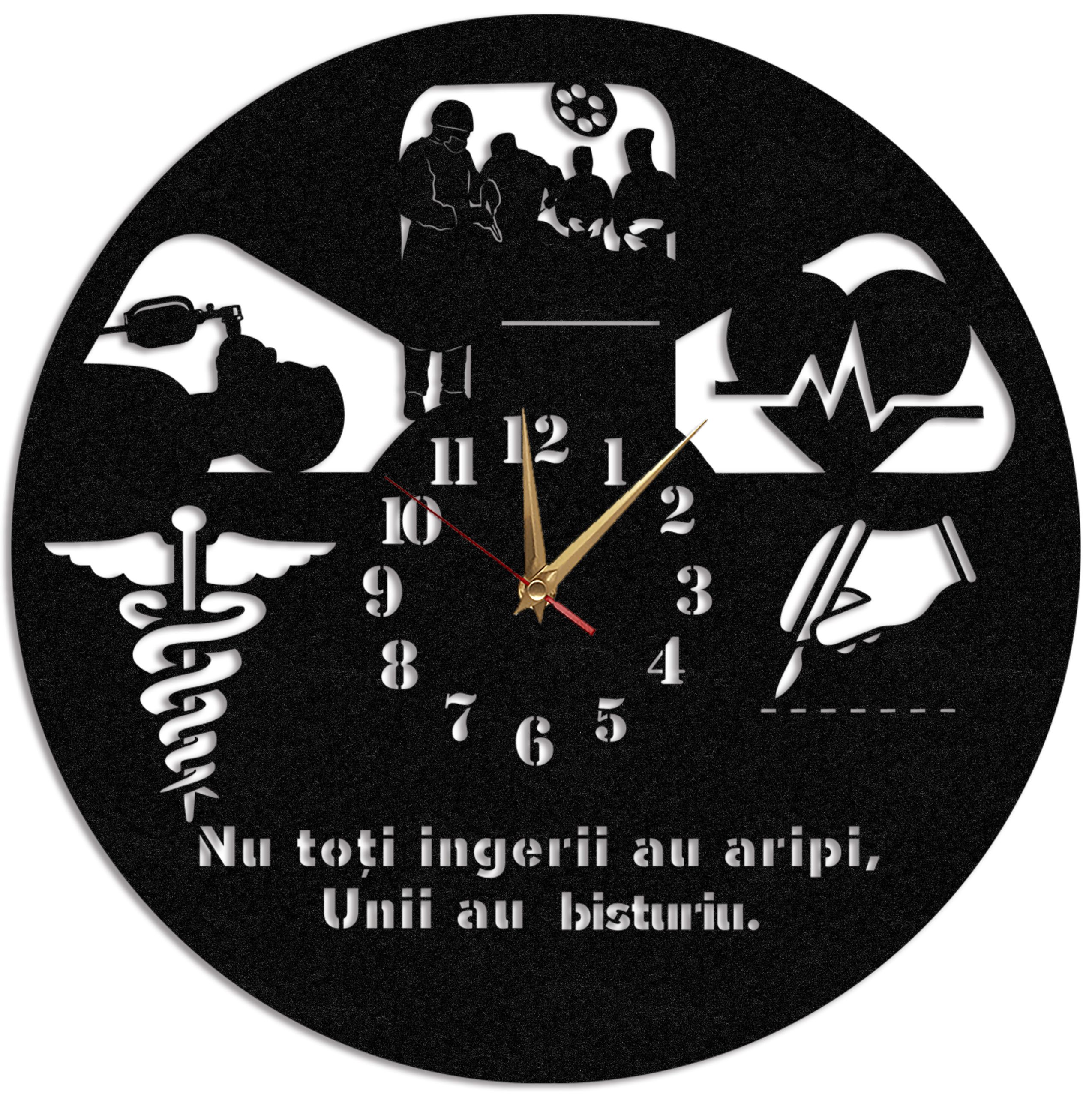 Ceas Personalizat Cadou Medic Chirurg - Diametru 45 cm