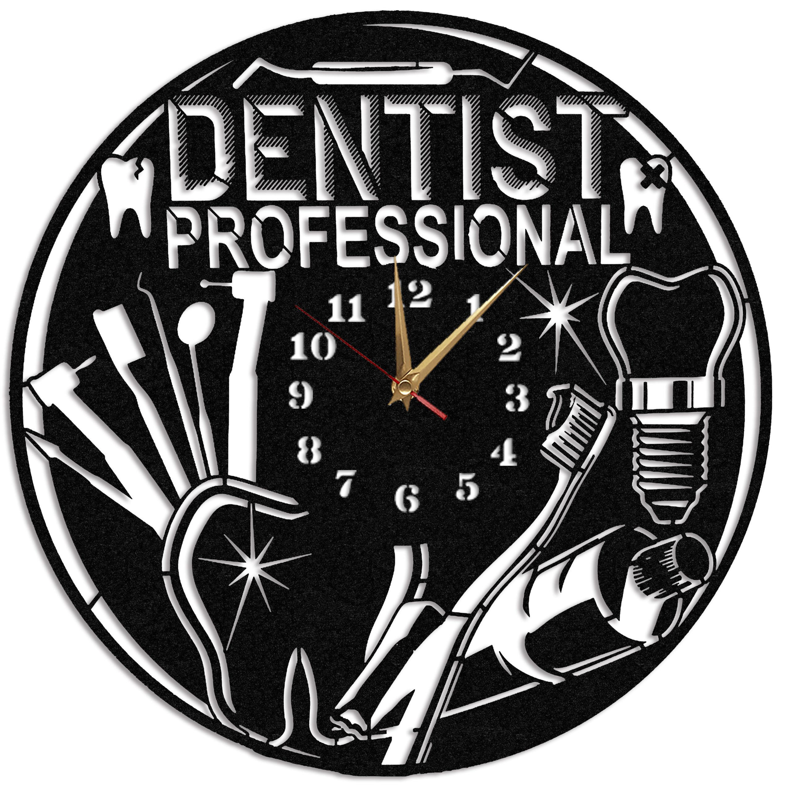 Ceas Personalizat Dentist Cabinet Stomatologic 01 - Diametru 45 cm
