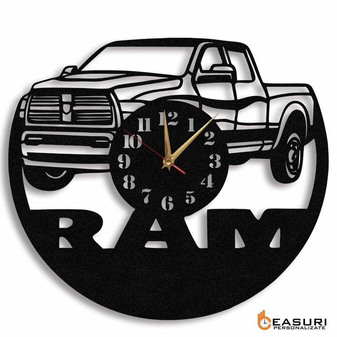 Ceas Dodge Ram Personalizat - Diametru 45 cm