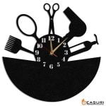 Ceas personalizat salon coafor frizerie 03