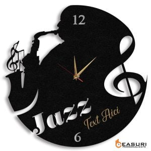 Ceas personalizat Jazz Saxofon 01