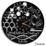 Ceas cadou personalizat profesor chimie 02