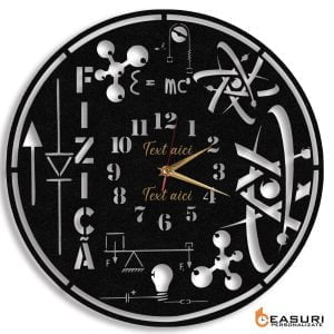 Ceas cadou personalizat profesor fizica 01