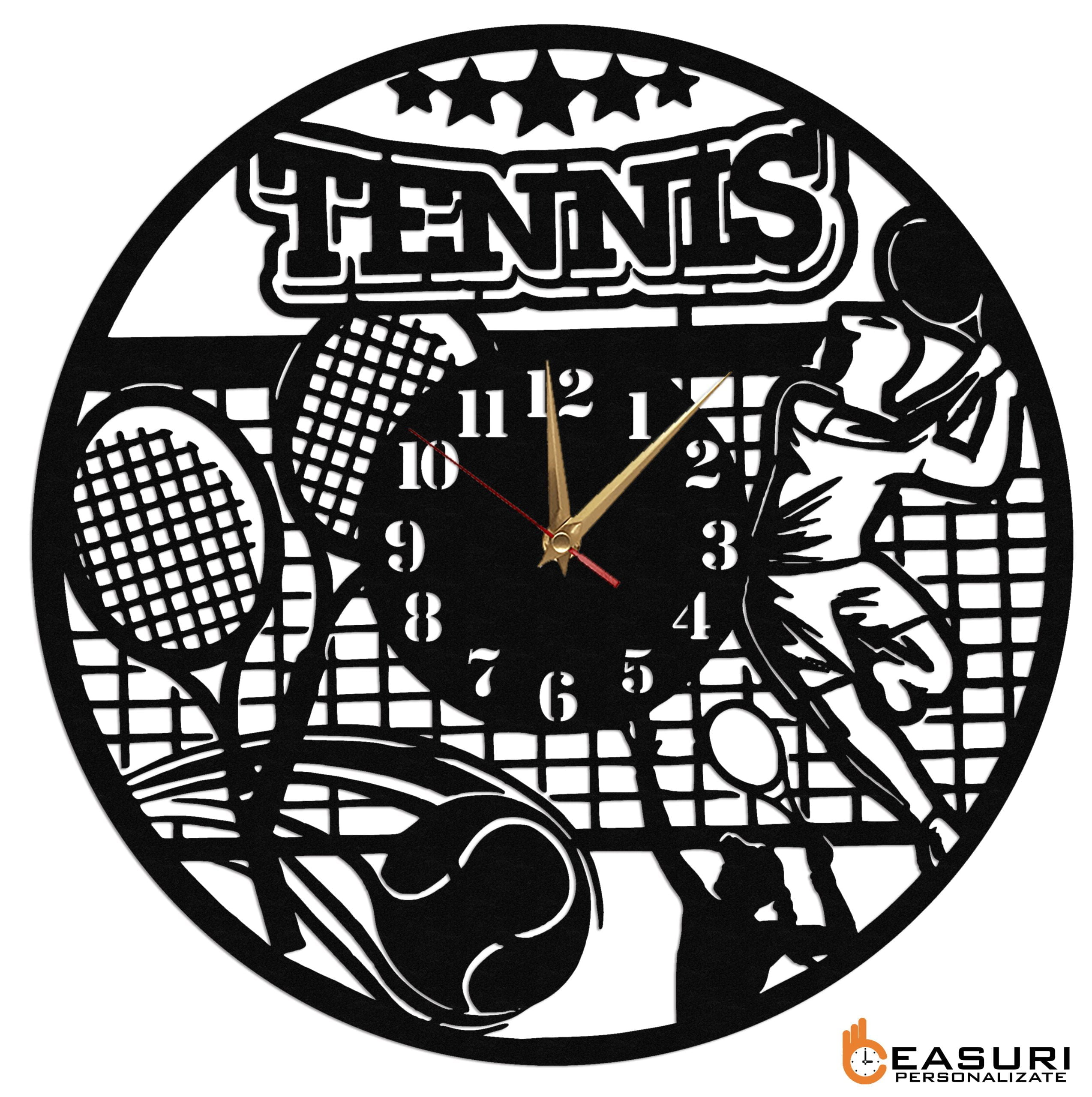 Ceas Personalizat Tenis 02 - Diametru 45 cm