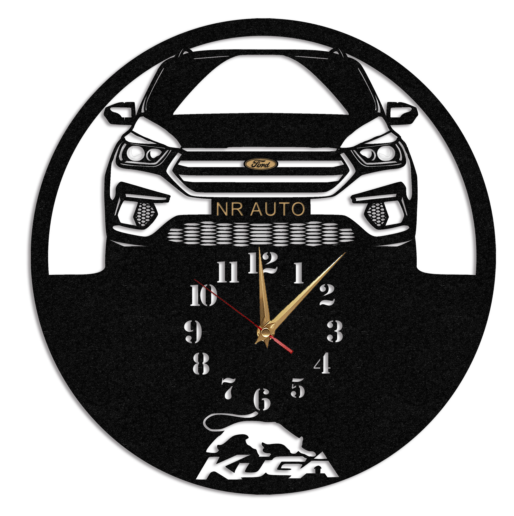 Ceas Personalizat Ford Kuga - Diametru 45 cm