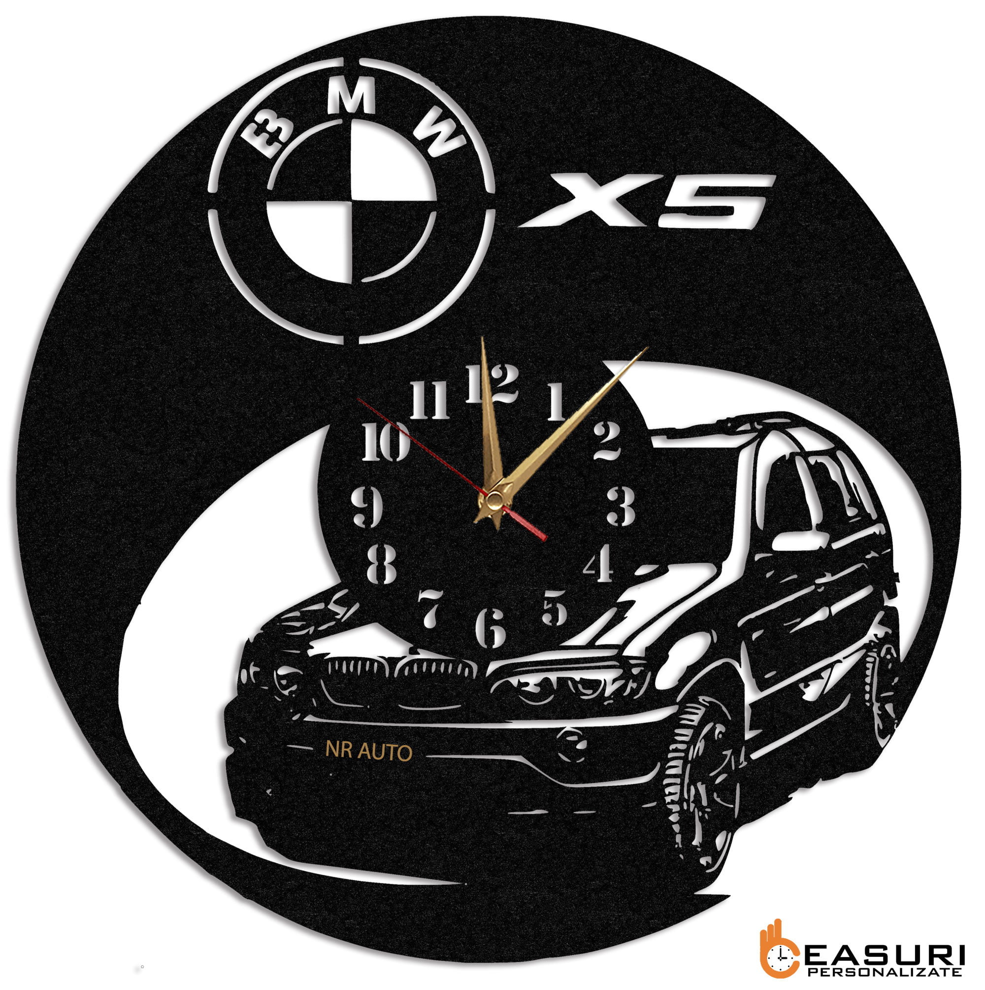 Ceas Personalizat BMW X5 - Diametru 45 cm