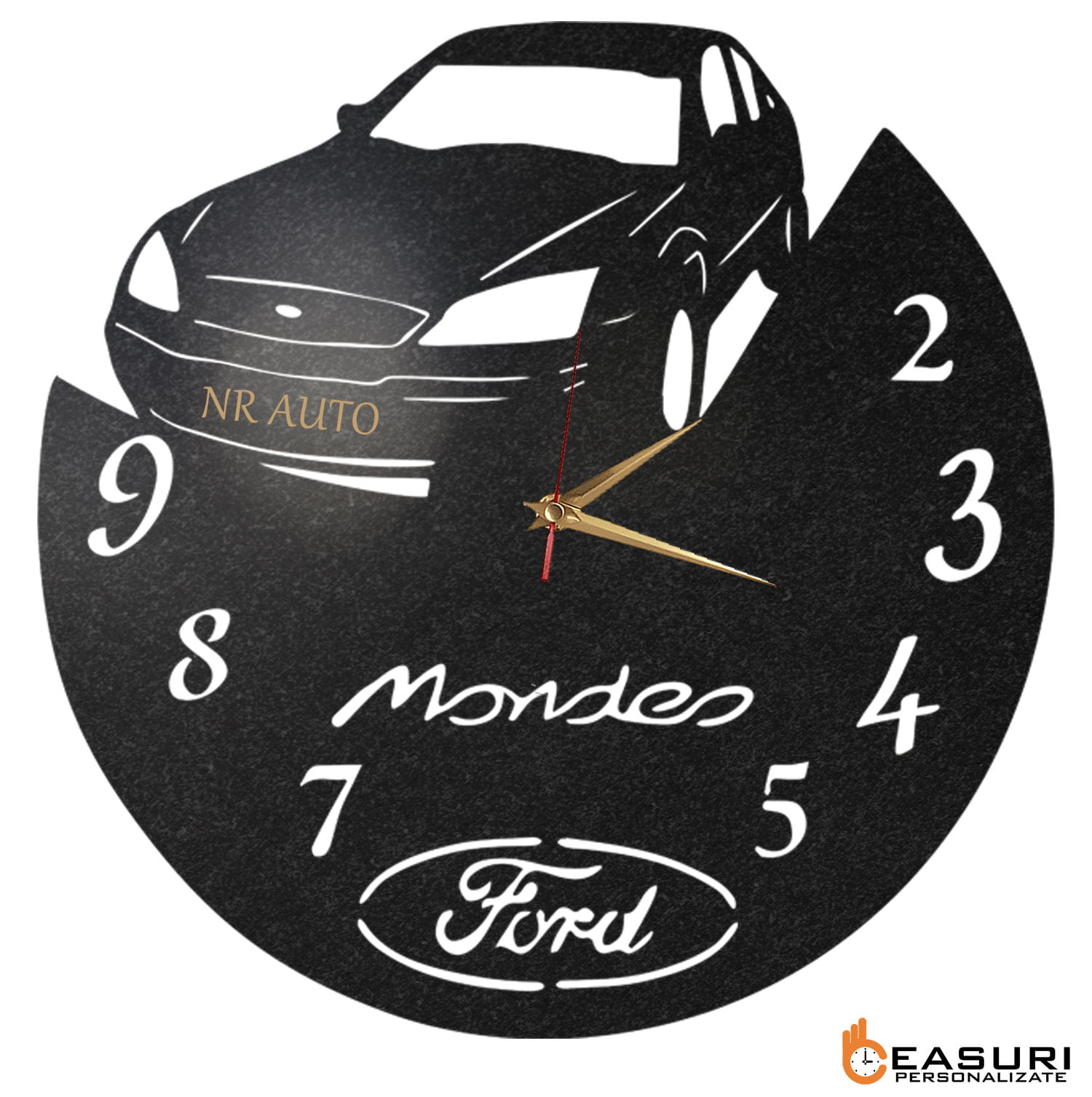 Ceas Personalizat Ford Mondeo - Diametru 35 cm