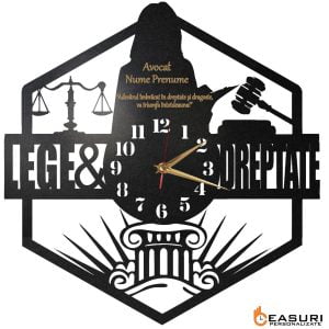 Ceas Personalizat Avocata Judecatoare Lege si Dreptate 1 Ceas Personalizat Avocata Judecatoare Lege si Dreptate