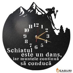 Ceas de perete schiatul este un dans