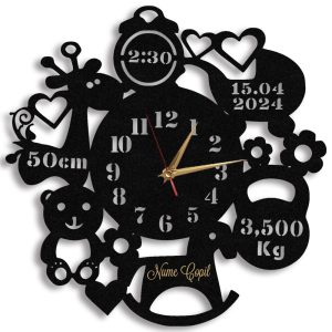 Ceas Personalizat cu Datele de Nastere Nou Nascut 01