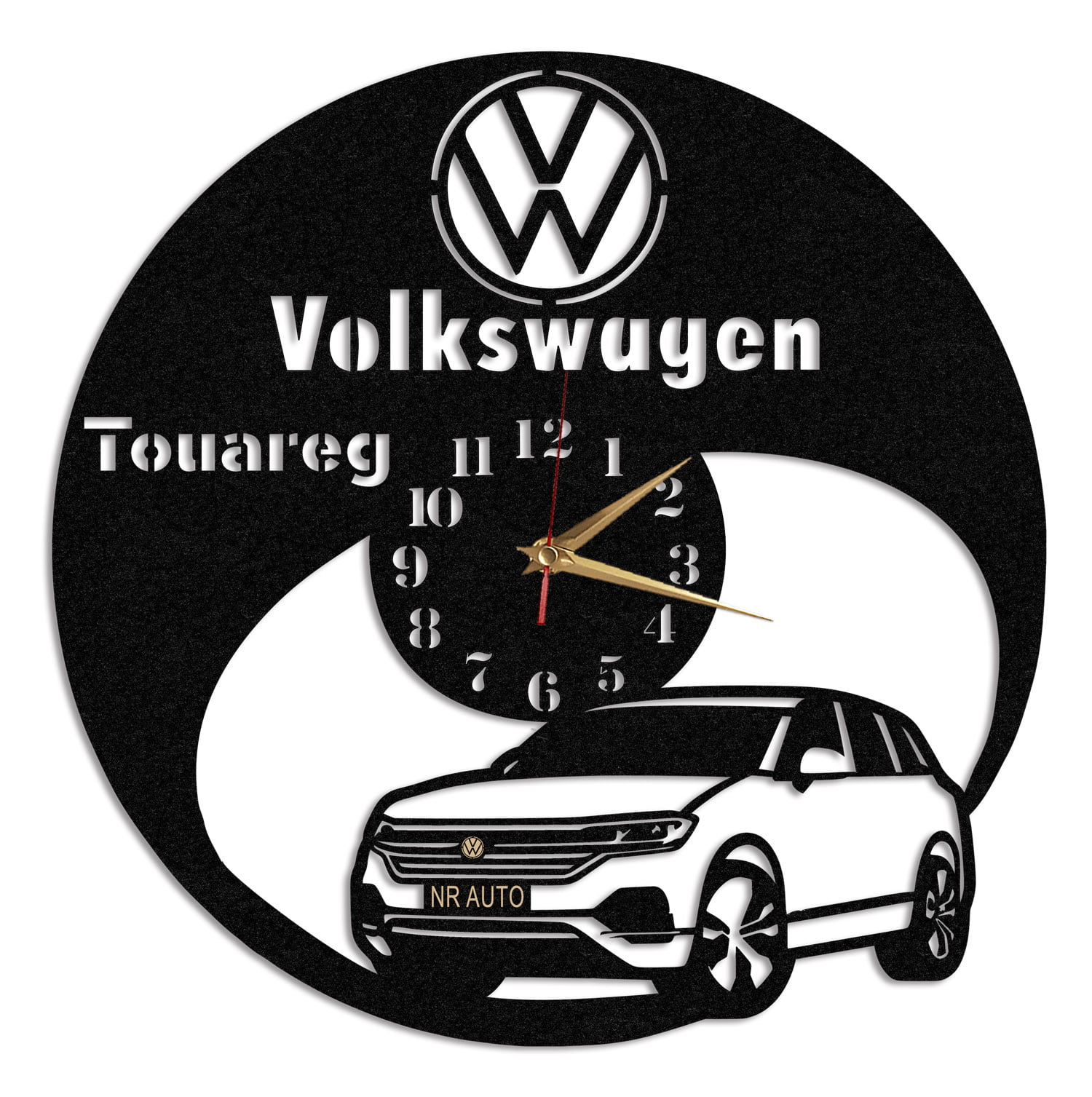 Ceas Personalizat Volskwagen Touareg 01 - Diametru 45 cm