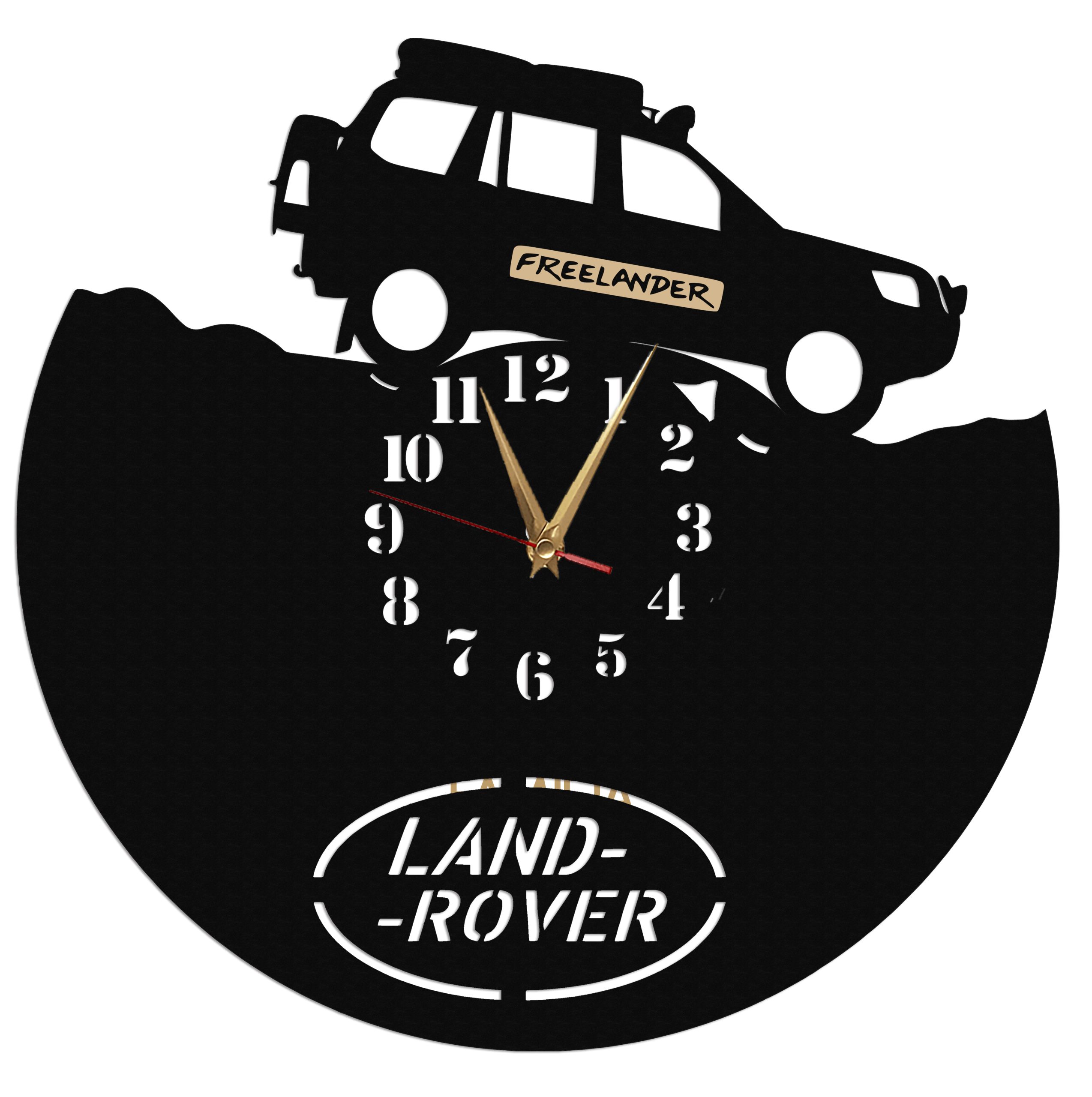 Ceas Personalizat Land Rover Freelander - Diametru 45 cm