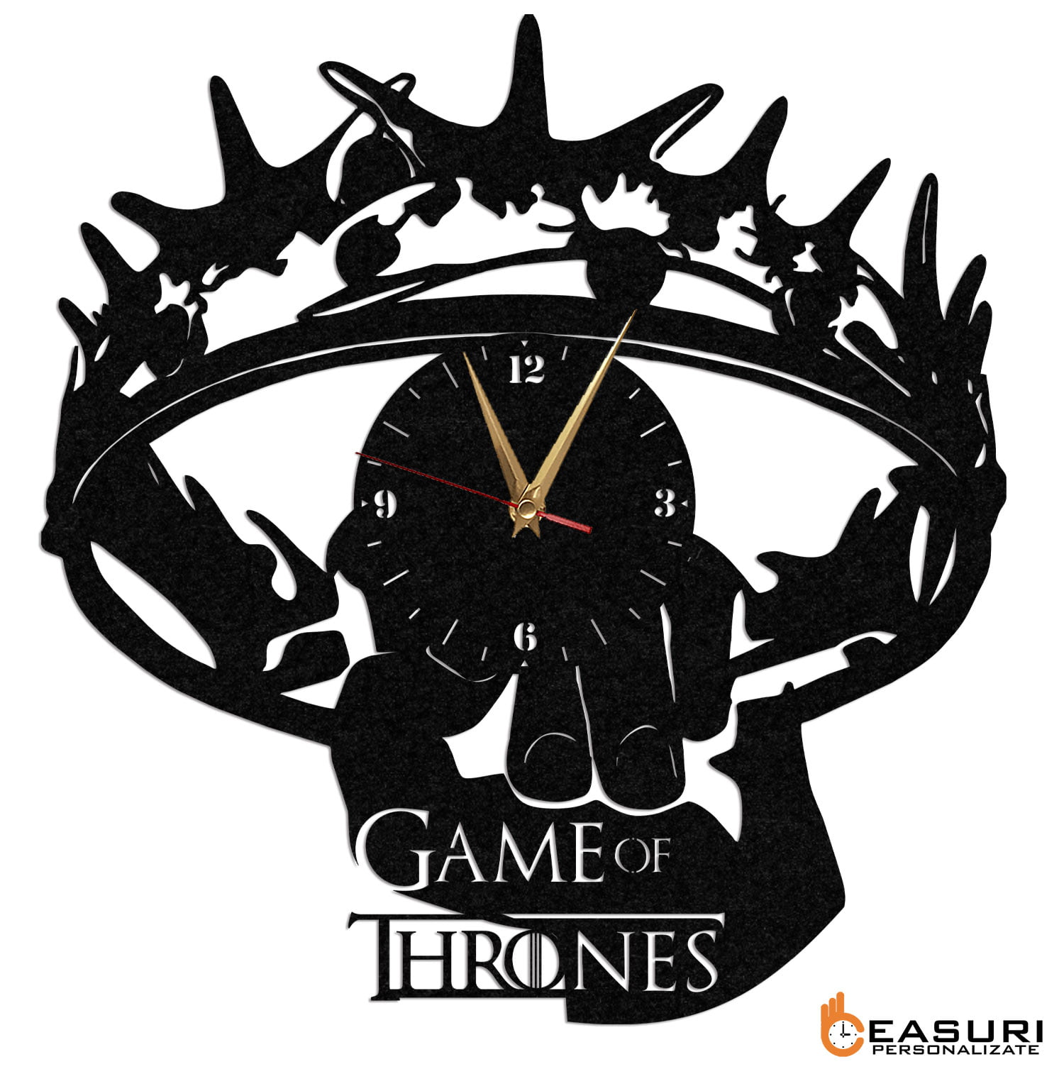 Ceas de perete Game of Thrones 01 - Diametru 45 cm