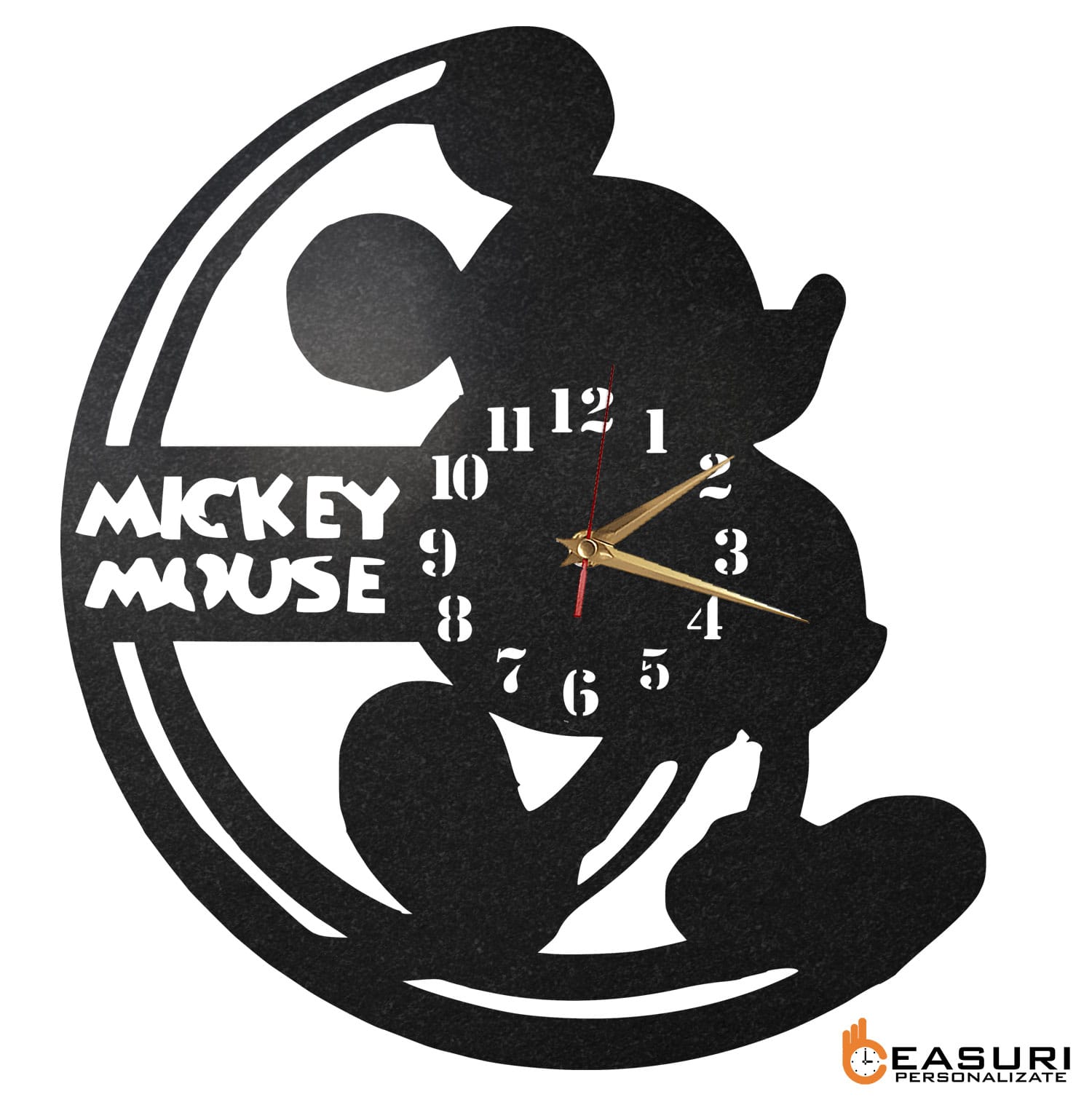 Ceas Personalizat Mickey Mouse 01 - Diametru 35 cm