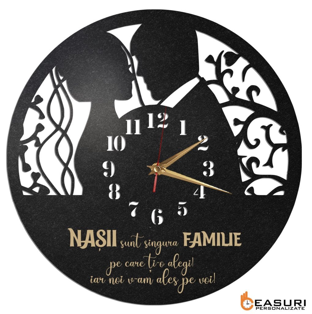 Ceasuri Personalizate: Cadouri Inedite pentru Nasi 2 Ceas cadou pentru nasi personalizat