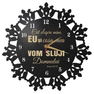 Ceas crestin eu si familia vom sluji lui Dumnezeu