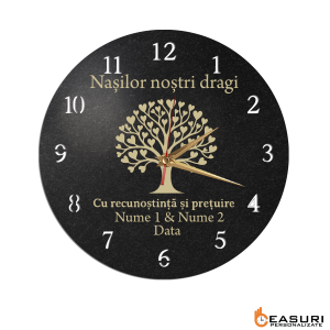 Ceas cadou pentru nasi cu nume si data