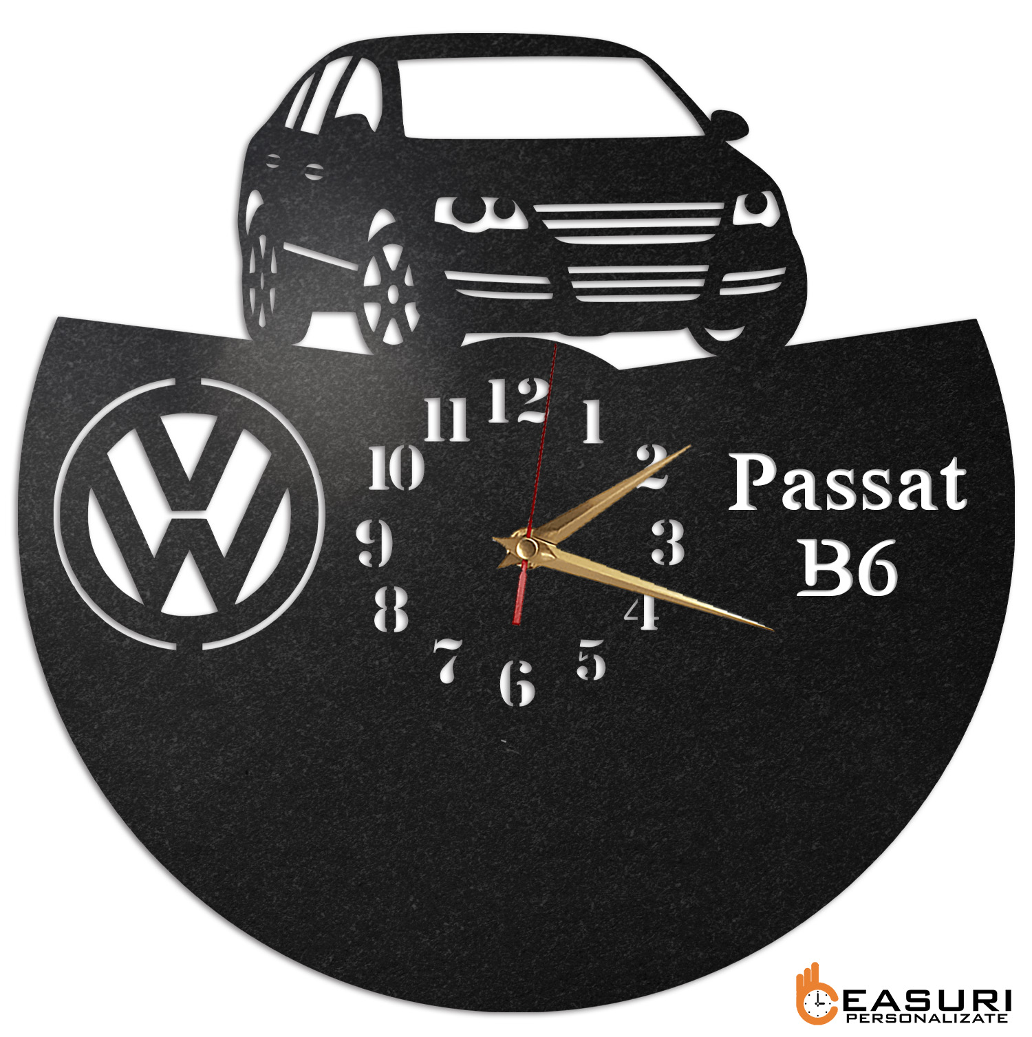 Ceas Personalizat Volskwagen Passat B6 - Diametru 45 cm