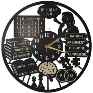 Ceas personalizat profesoara logica