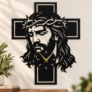 Ceas Personalizat crestin cruce Iisus Coroana spini